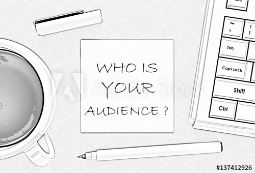 500x340 Who Is Your Audience, Message On Note Paper, Computer And Coffee - Computer Pencil Drawing