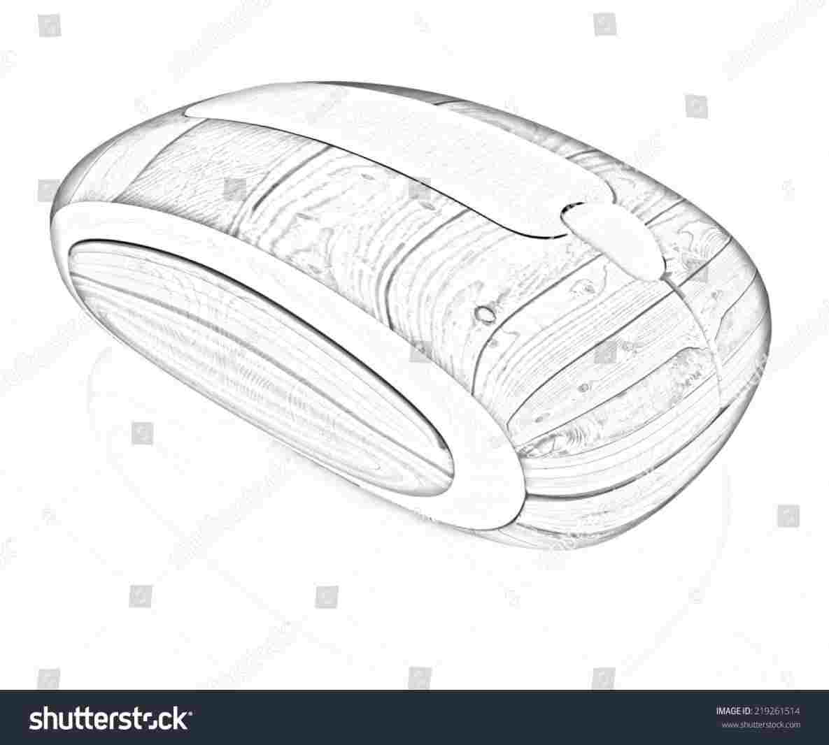 1185x1066 Computer Mouse Pencil Drawing - Computer Pencil Drawing