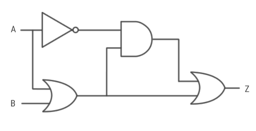 500x256 Logic Circuits - Computer Science Drawing