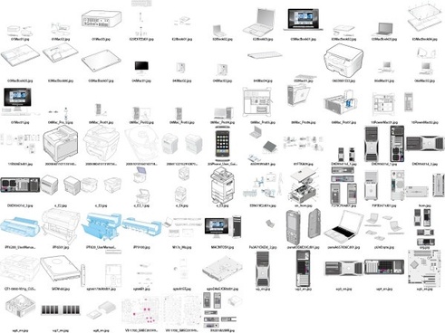 491x368 Computer Free Vector Download - Computer Vector Drawing