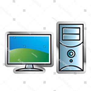 300x300 old computer vector drawing isolated on arenawp - Computer Vector Drawing