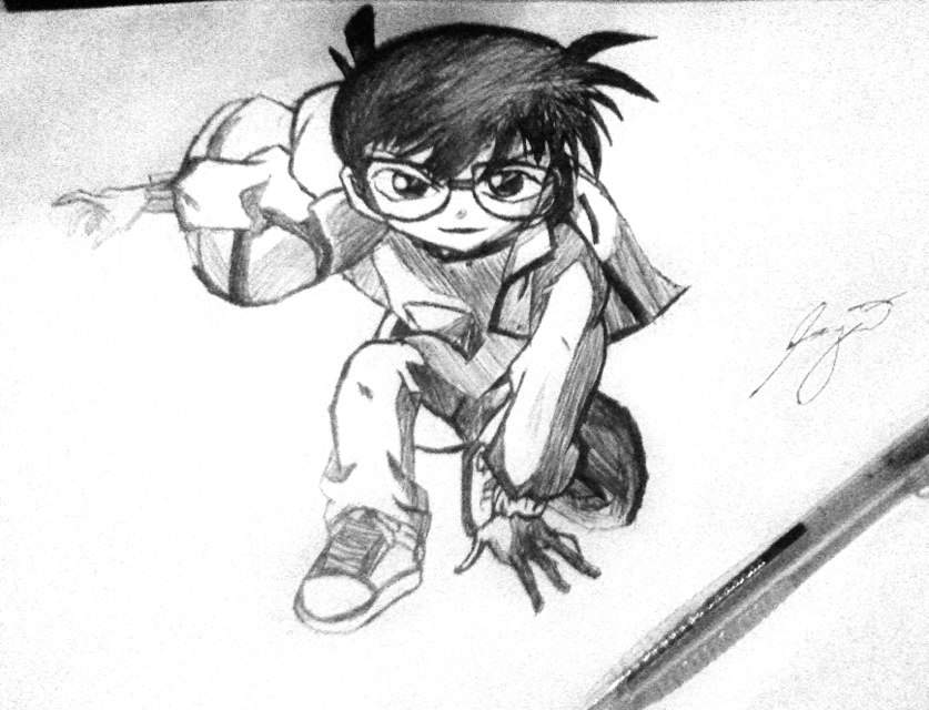 837x640 My Detective Conan Drawing Anime Amino - Conan Drawing