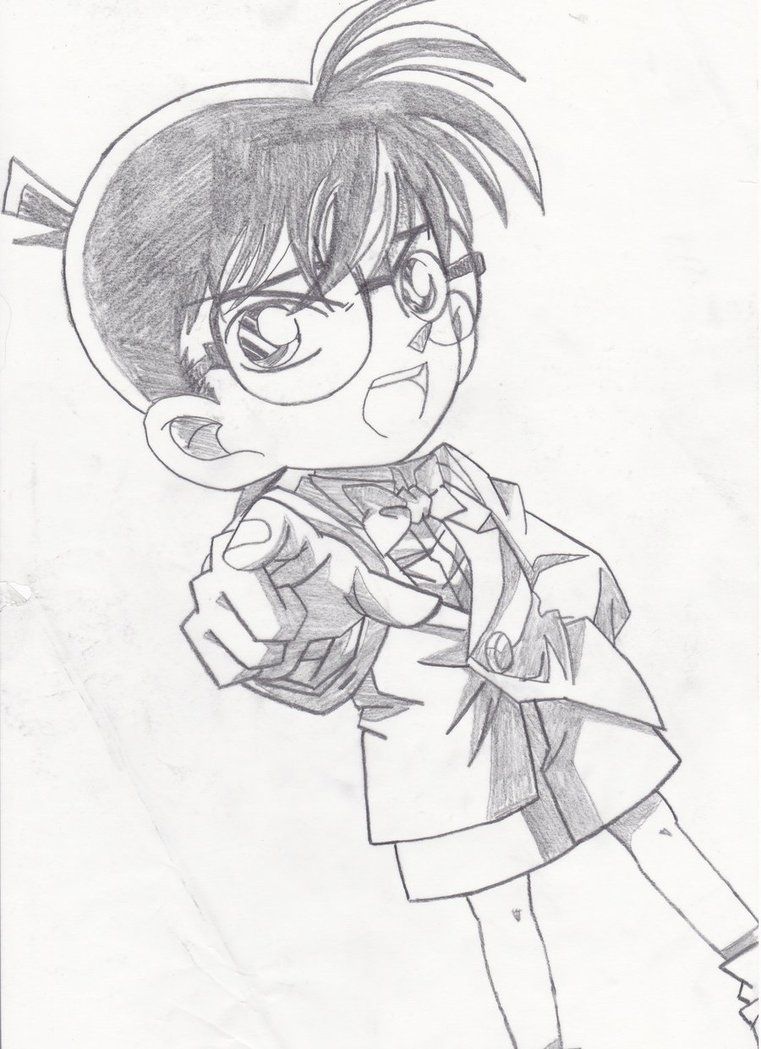 761x1049 Ampnbsp From Detektiv Conan - Conan Drawing