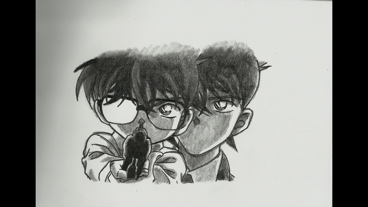 1280x720 Detective Conan - Conan Drawing