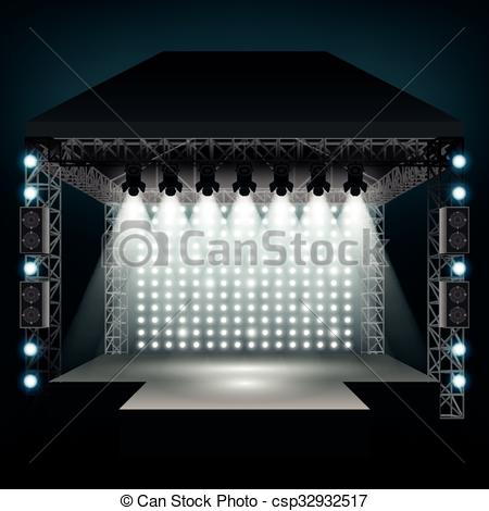 450x470 Concert Stage Drawing Concertsforthecoast - Concert Drawing