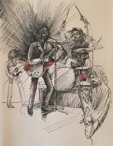 375x483 Band - Concert Drawing