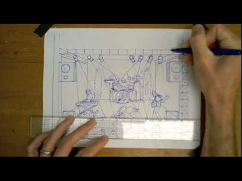 480x360 Quick Stage Drawing - Concert Stage Drawing