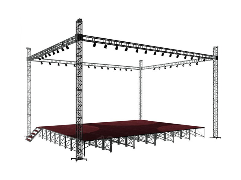 800x600 tourgo aluminum stage lighting truss concert stage roof truss - Concert Stage Drawing