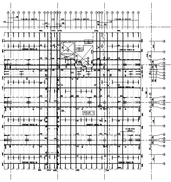 580x617 how to draw pt concrete slabs - Concrete Drawing