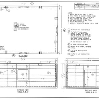 320x320 a construction drawings for walls and floor of precast concrete - Concrete Floor Drawing
