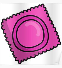 210x230 Contraceptive Drawing Posters Redbubble - Condom Drawing