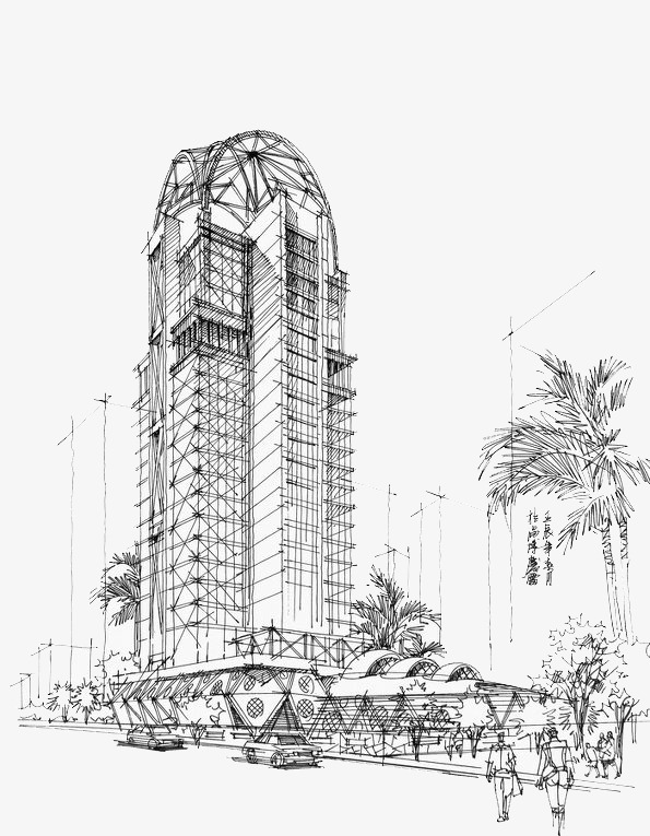 Condominium Drawing at PaintingValley.com | Explore collection of ...