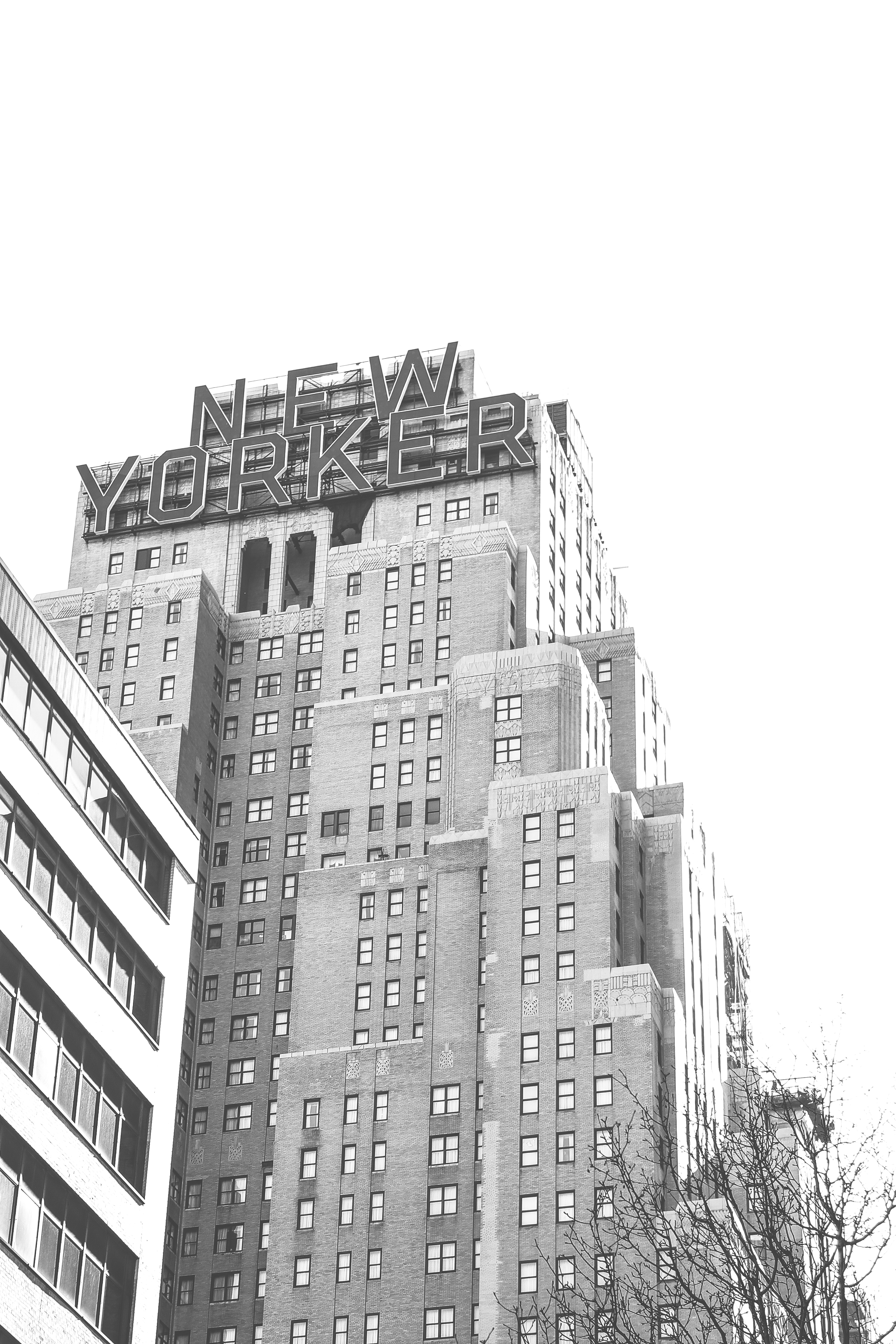3456x5184 free images black and white, city, skyscraper, new york, nyc - Condominium Drawing