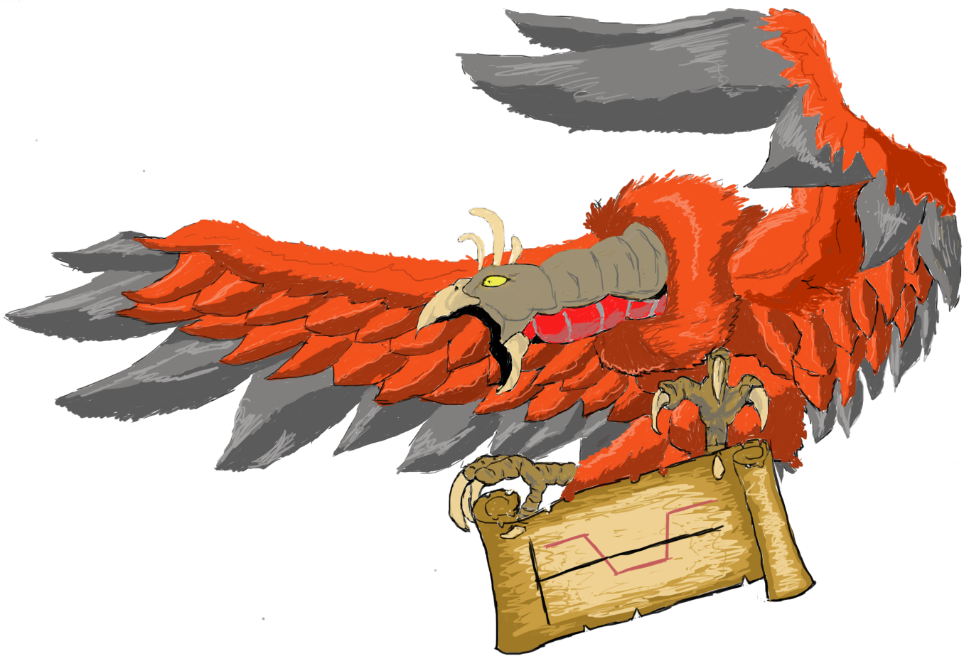 1356x930 condor drawing tackle trading - Condor Drawing