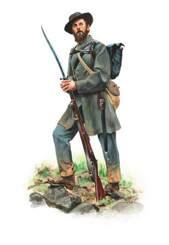564x820 yumza - Confederate Soldier Drawing