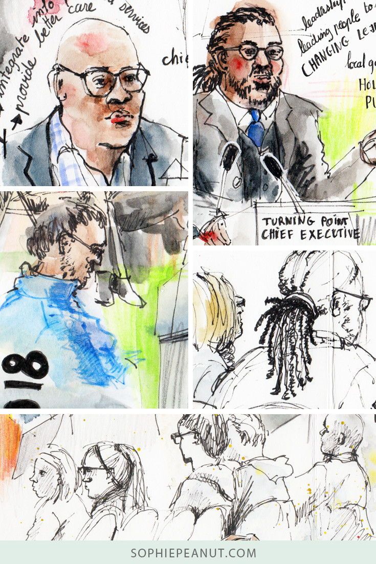 735x1103 drawing people - Conference Drawing