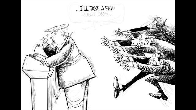 640x360 varvel how to draw trump press conference - Conference Drawing