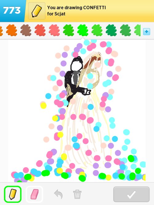 500x667 confetti drawings - Confetti Drawing