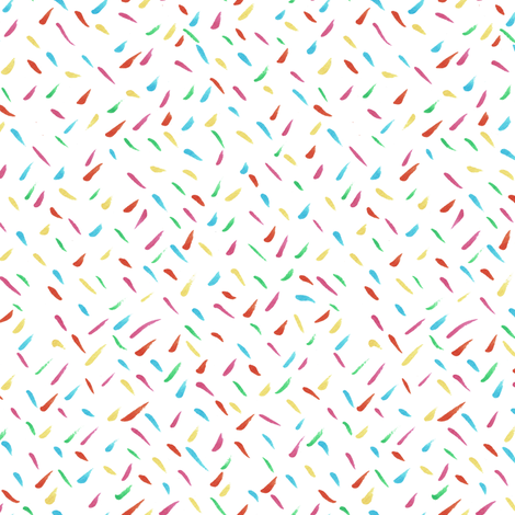 470x470 multi coloured illustrated rainbow confetti drawing fabric - Confetti Drawing