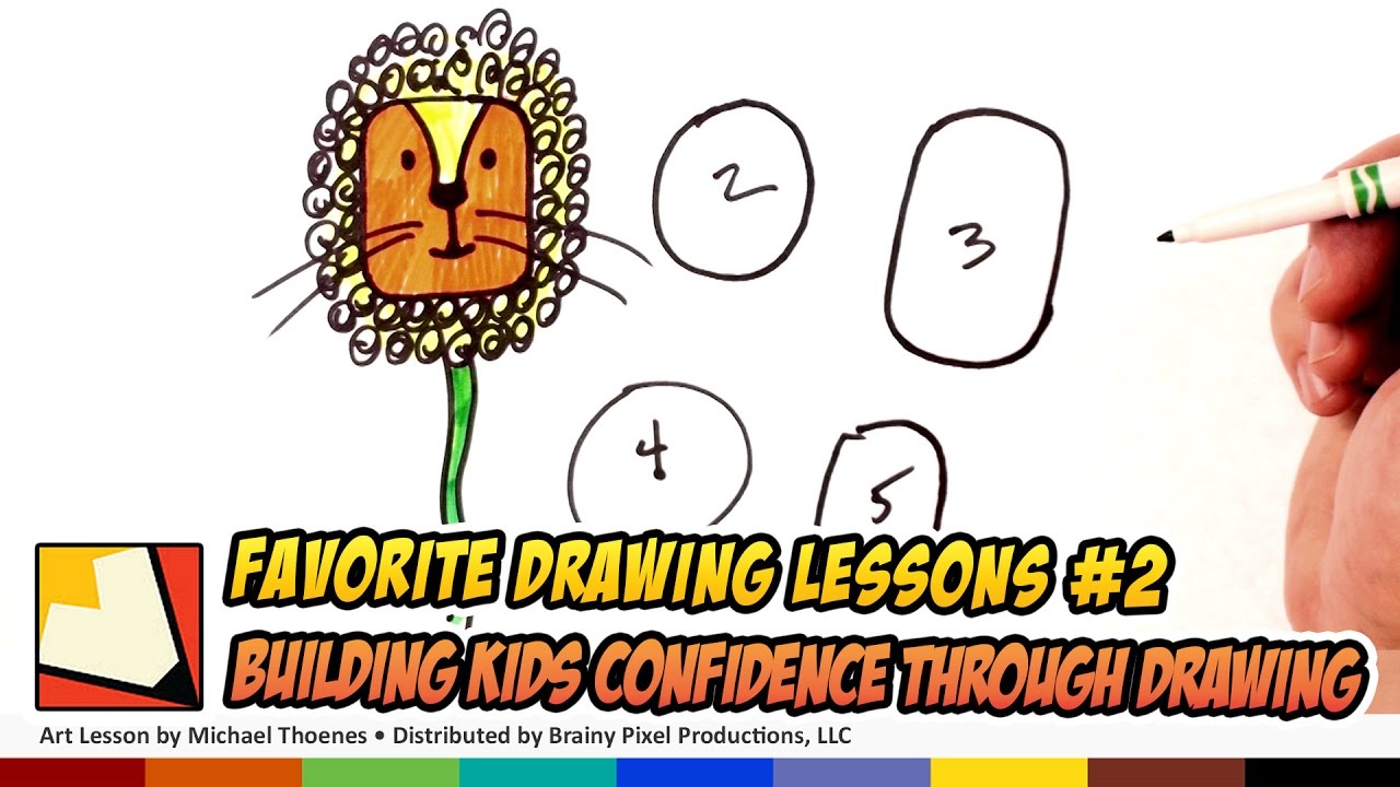 1280x720 My Favorite Kids Drawing Lessons - Confidence Drawing