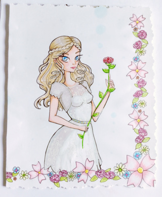 320x389 Congratulation Card I Made Fore My Cousin 's Confirmation - Confirmation Drawing