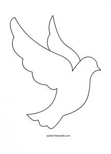 217x300 Dove With A Branch Birds Wall Art Sticker Wall Decal Transfers - Confirmation Drawing