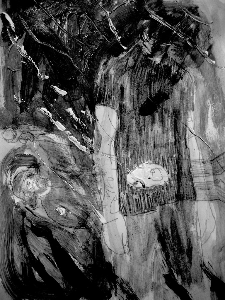 768x1024 The Confirmation Of Roch Original Drawing - Confirmation Drawing