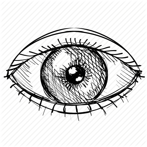 512x512 confused drawing eyeball huge freebie! download for powerpoint - Confused Drawing