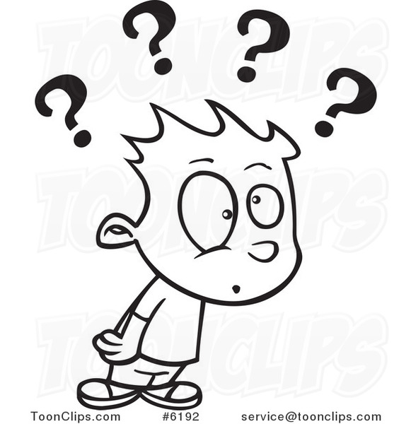 581x600 Confused Drawing Boy For Free Download - Confused Drawing