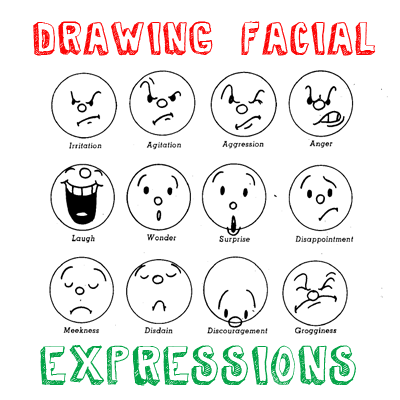 400x400 how to draw cartoon emotions facial expressions drawing lessons - Confused Face Drawing