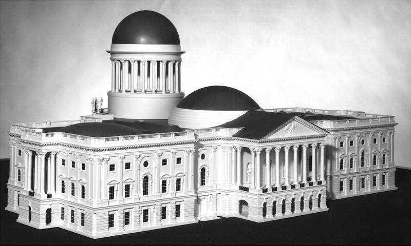 800x480 The Temple Of Justice And Faith The Capitol's East And West - Congress Building Drawing