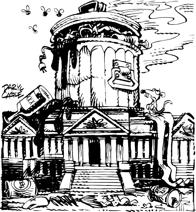 831x900 Trash Congress Drawing - Congress Drawing