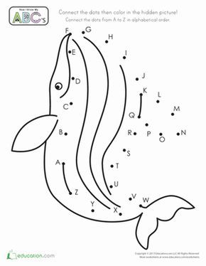 290x374 Connect The Dots With Letters - Connect The Dots Drawing