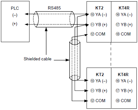 440x350 temperature controller wiring connection panasonic - Connection Drawing