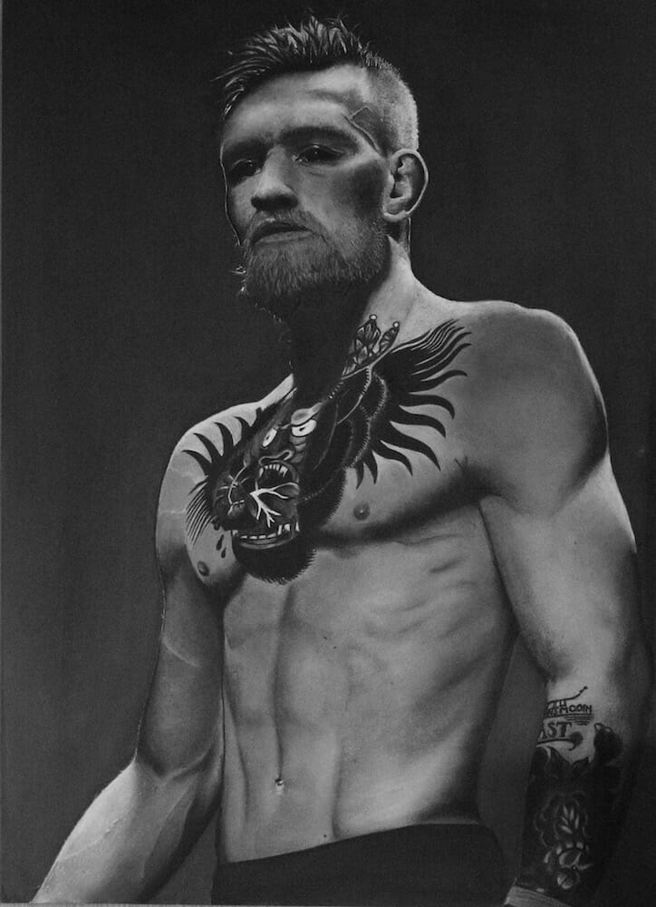 724x1000 Conor Mcgregor Drawing - Conor Mcgregor Drawing