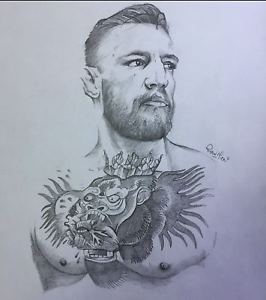 266x300 Conor Mcgregor Limited Edition Print Signed - Conor Mcgregor Drawing