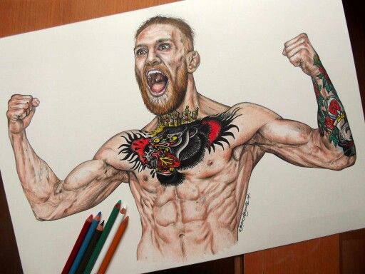 512x384 Conor Mcgregor Drawing Mixed Martial Arts - Conor Mcgregor Drawing