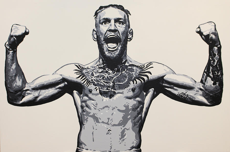 900x595 Conor Mcgregor Painting - Conor Mcgregor Drawing