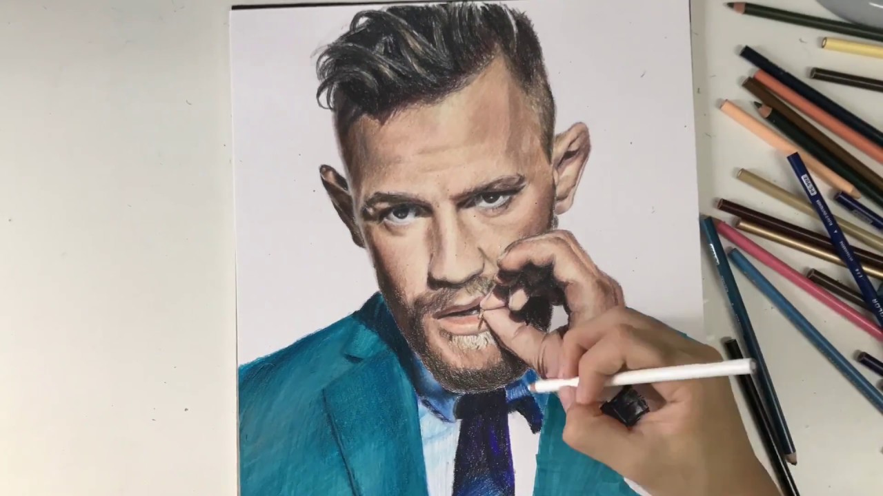 1280x720 Conor Mcgregor Drawing Time Lapse - Conor Mcgregor Drawing