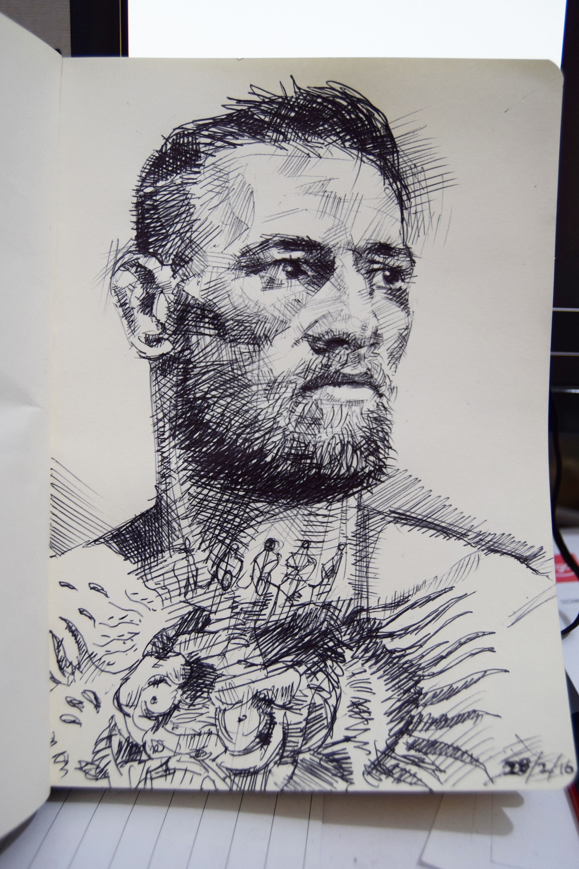 2000x3000 Tribute Biro Sketch Of The Great Conor Mcgregor - Conor Mcgregor Drawing