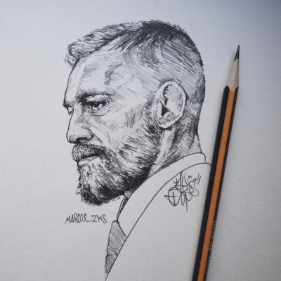 400x400 Conor Mcgregor Illustration Tumblr - Conor Mcgregor Drawing