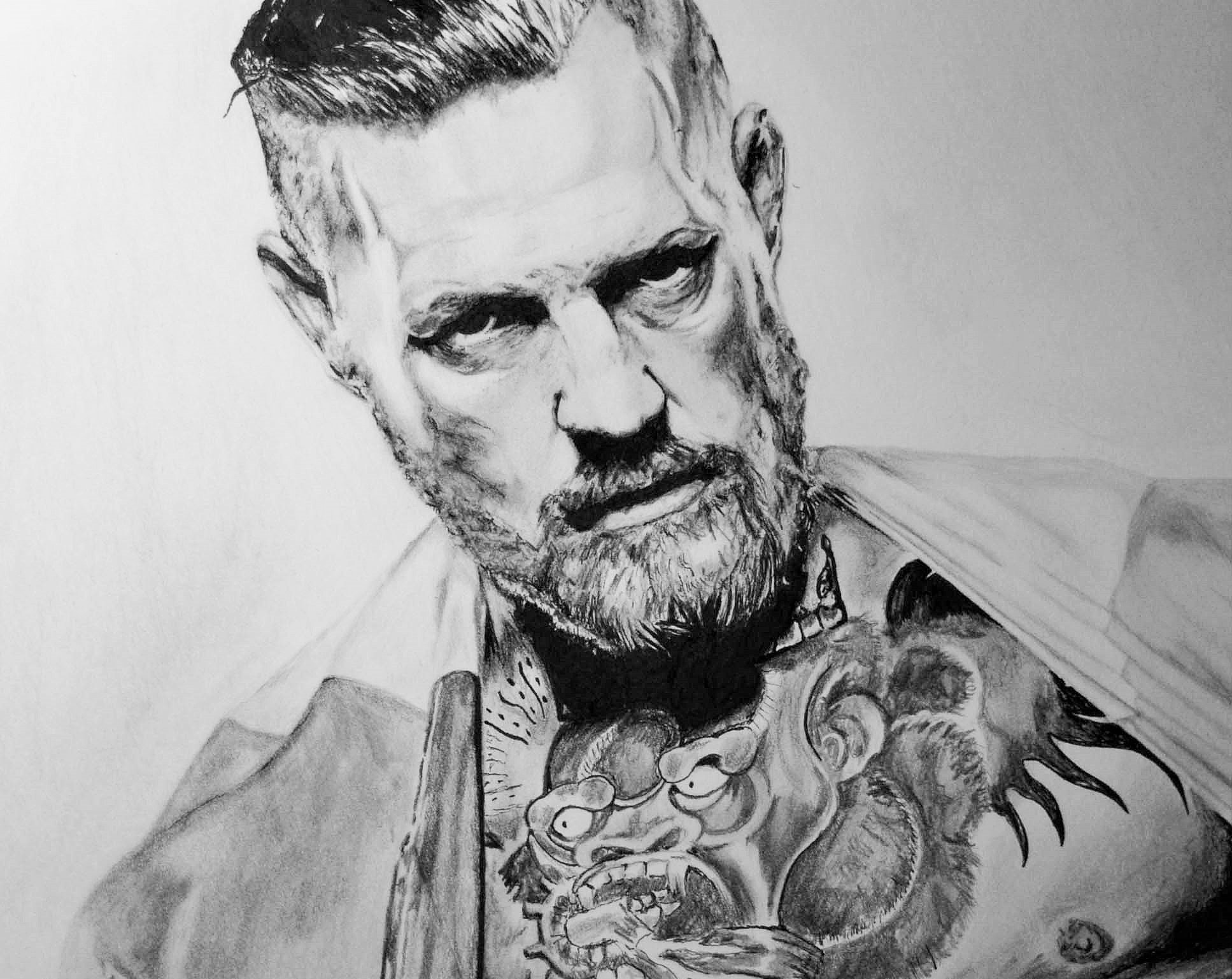 1935x1537 Duffy Art Conor Mcgregor - Conor Mcgregor Drawing