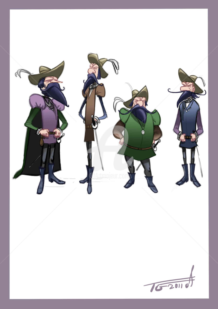 848x1200 Conquistador Drawing - Conquistador Drawing