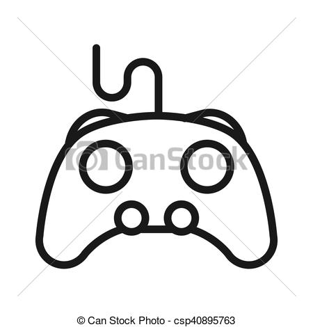 450x470 console gamepad vector illustration design - Console Drawing