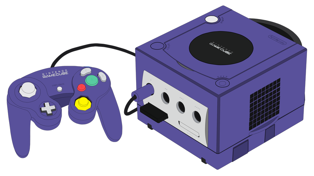 1024x575 gamecube console - Console Drawing