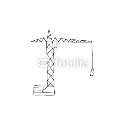 400x400 construction crane vector draw buy photos ap images detailview - Construction Crane Drawing