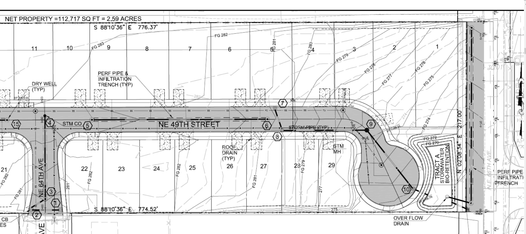 1845x821 Civil Engineering Site Development Engineering Construction Drawings - Construction Drawings