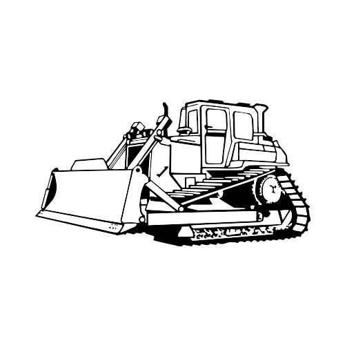 500x500 heavy equipment clip art - Construction Equipment Drawings