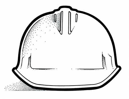 450x346 Hard Hat Art Image Group - Construction Hat Drawing