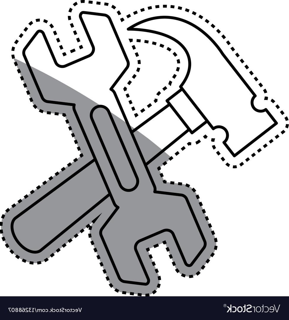 974x1080 Best Construction Tools Symbol Vector Drawing Vector Graphic - Construction Tools Drawing